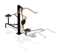 Уличный тренажер "Верхняя тяга Вело" УТ340 в Республике Ингушетия