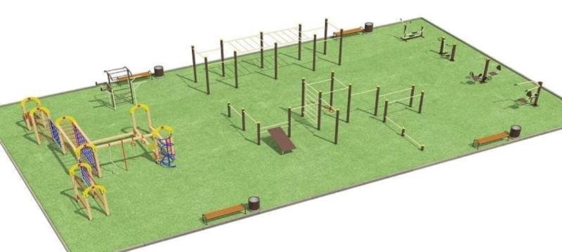 Проект спортивной площадки для любого возраста - 1 096 200 рублей. в Республике Ингушетия