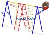 Гимнастический комплекс с баскетбольным щитом МАФ 3001 в Республике Ингушетия