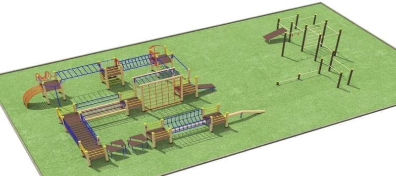Проект спортплощадки с полосой препятствий - 1 178 100 рублей в Республике Ингушетия