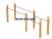 Брусья двойные ЭКО