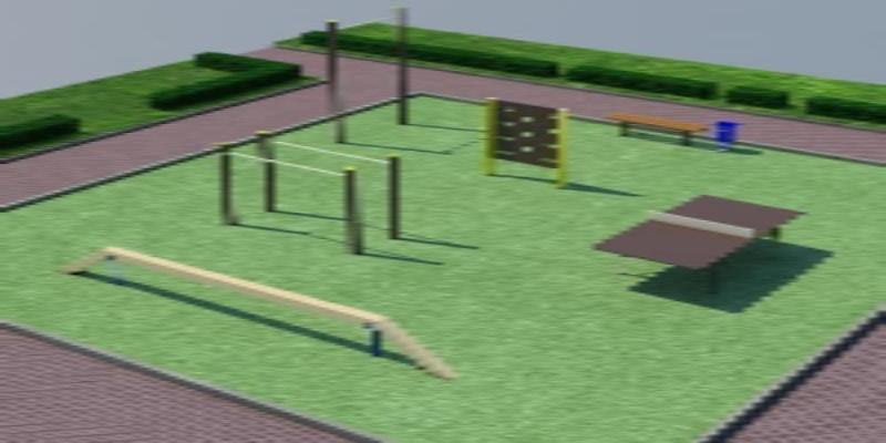 Проект спортплощадки мини спорт  в Республике Ингушетия