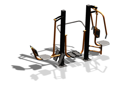 Уличный тренажер "Жим ногами Шагомер Жим от груди" УТ333 в Республике Ингушетия