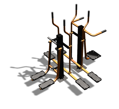 Уличный тренажер "Шпагат Маятник Лыжник двойной" УТ335 в Республике Ингушетия