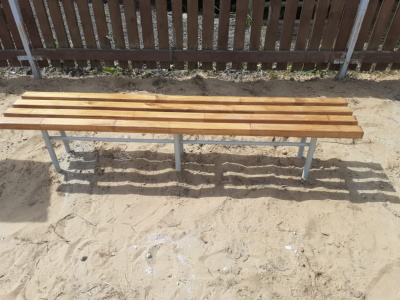 Двухметровая лавочка без спинки 2 м МАФ 1602 в Республике Ингушетия