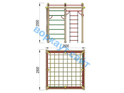 Детский спортивный комплекс ДСК 3110 в Республике Ингушетия Детский спортивный комплекс ДСК 3110 в Республике Ингушетия