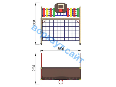 Детский спортивный комплекс ДСК 3101 в Республике Ингушетия