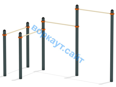 Турник двойной с брусьями ВС-17 в Республике Ингушетия