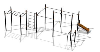 Спортивный комплекс воркаут ВС-153 в Республике Ингушетия