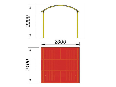 Навес судейский МАФ 4004 в Республике Ингушетия