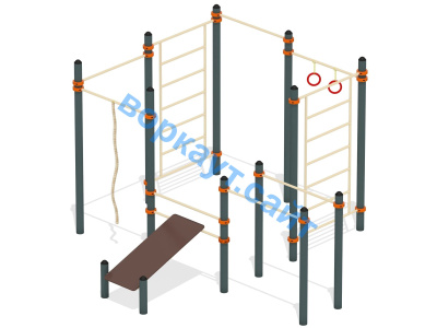 Спортивный комплекс воркаут ВС-47 в Республике Ингушетия