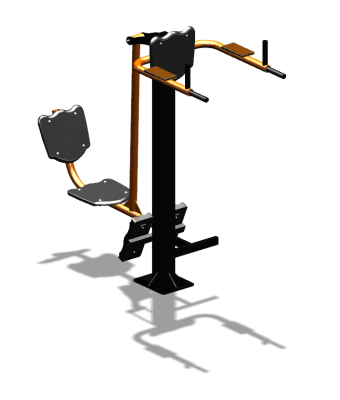 Уличный тренажер "Жим ногами Брусья Пресс" УТ329 в Республике Ингушетия