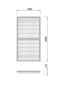 Калитка спортивной площадки МАФ 5105 в Республике Ингушетия
