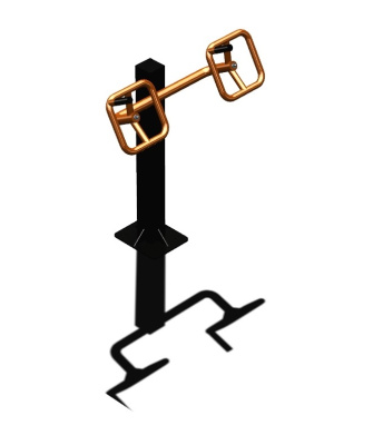 Уличный тренажер "Штурвал одинарный" УТ 122 в Республике Ингушетия