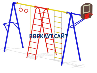Гимнастический комплекс с баскетбольным щитом МАФ 3001 в Республике Ингушетия Гимнастический комплекс с баскетбольным щитом МАФ 3001 в Республике Ингушетия