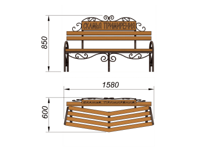 Скамья примирения МАФ 1610 в Республике Ингушетия