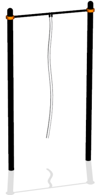 Турник с гимнастическим канатом ВС-34 в Республике Ингушетия