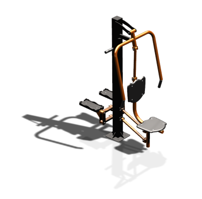 Уличный тренажер "Жим от груди Степпер" УТ342 в Республике Ингушетия