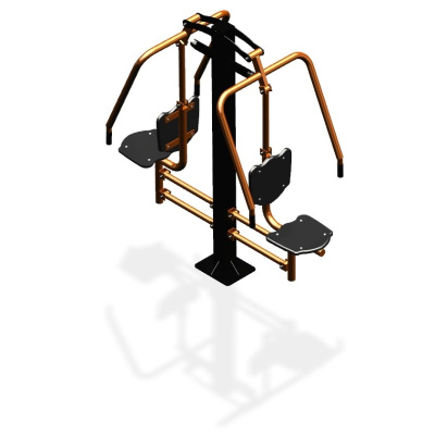 Уличный тренажер  "Жим от груди двойной" УТ204 в Республике Ингушетия