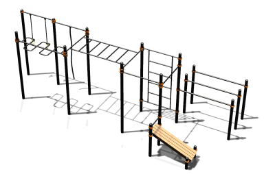 Спортивный комплекс воркаут ВС-77 в Республике Ингушетия