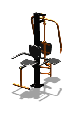 Уличный тренажер "Жим от груди Флекс" УТ324 в Республике Ингушетия