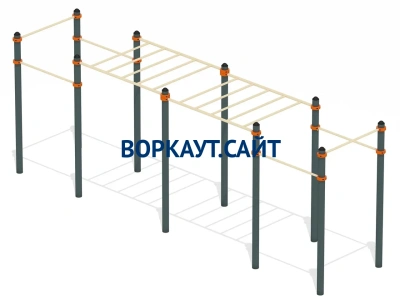 Воркаут рукоход с турниками ВС-23 в Республике Ингушетия