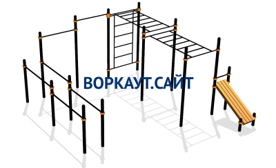 Спортивный комплекс воркаут ВС-109 в Республике Ингушетия