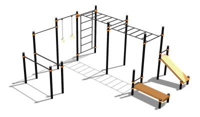 Спортивный комплекс воркаут ВС-71 в Республике Ингушетия