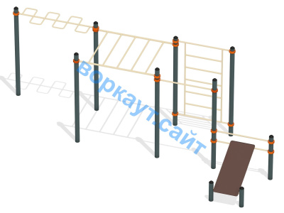 Спортивный комплекс воркаут ВС-45 в Республике Ингушетия