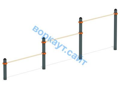 Каскад турников тройной ВС-6 в Республике Ингушетия