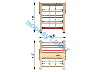 Детский спортивный комплекс ДСК 3201 в Республике Ингушетия