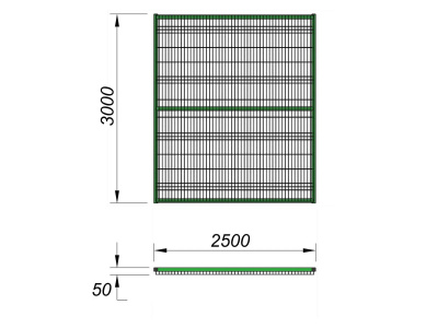 Ограждение спортивной площадки 2500х3000 МАФ 5103 в Республике Ингушетия