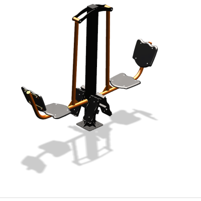 Уличный тренажер  "Жим ногами двойной"  УТ203 в Республике Ингушетия