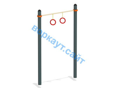 Турник с кольцами ВС-7 в Республике Ингушетия Турник с кольцами ВС-7 в Республике Ингушетия