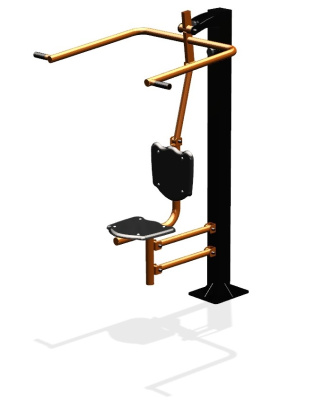 Уличный тренажер "Верхняя тяга одинарный" УТ 114 в Республике Ингушетия