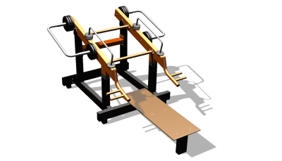 Силовой уличный тренажер  "Жим от груди"  УТ422 в Республике Ингушетия
