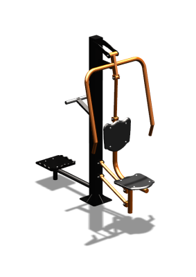 Уличный тренажер "Жим от груди Твистер" УТ328 в Республике Ингушетия