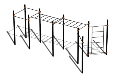 Спортивный комплекс воркаут ВС-118 в Республике Ингушетия