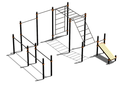 Спортивный комплекс воркаут ВС-146 в Республике Ингушетия