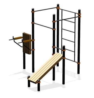 Спортивный комплекс воркаут ВС-64 в Республике Ингушетия