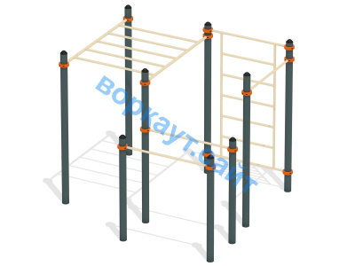 Спортивный комплекс воркаут ВС-48 в Республике Ингушетия