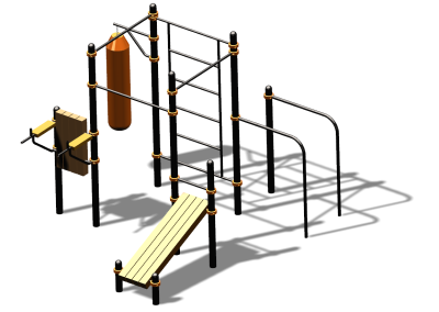 Спортивный комплекс воркаут ВС-93 в Республике Ингушетия