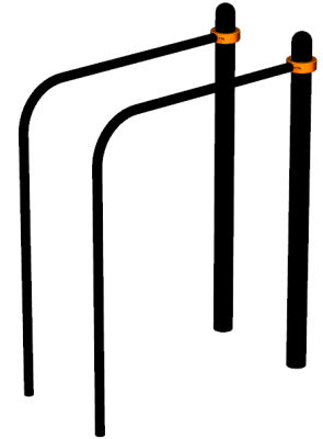 Воркаут брусья приставные ВС-39 в Республике Ингушетия