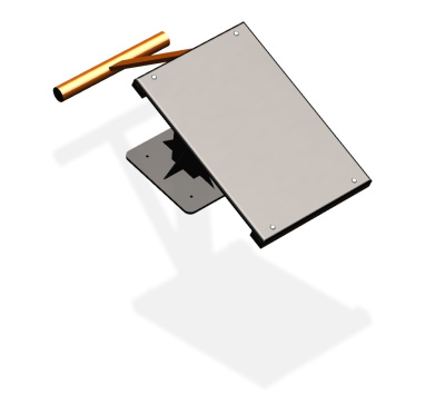 Уличный тренажер "Скамья для пресса" УТ 121 в Республике Ингушетия