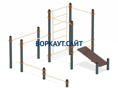 Спортивный комплекс воркаут ВС-43 в Республике Ингушетия