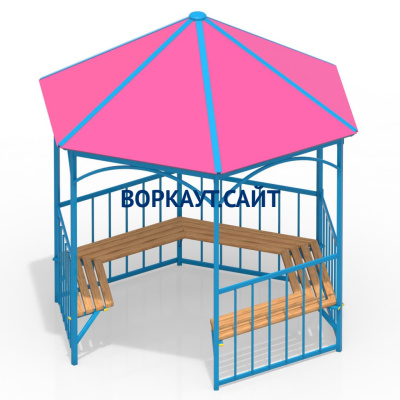 Беседка с лавками МАФ 4120 в Республике Ингушетия