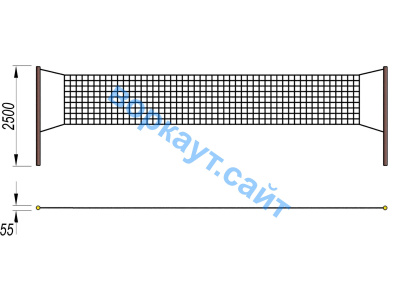 Волейбольные стойки СИО 3515 в Республике Ингушетия