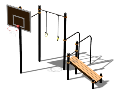 Спортивный комплекс воркаут ВС-143 в Республике Ингушетия