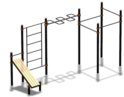 Спортивный комплекс воркаут ВС-74 в Республике Ингушетия