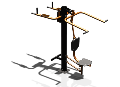 Уличный тренажер "Верхняя тяга Брусья Пресс" УТ339 в Республике Ингушетия